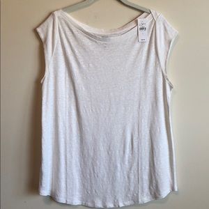 NWT Loft Linen T-Shirt Sz L
